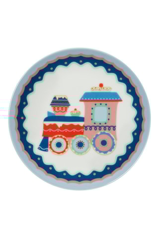 6 pratos para aperitivos em porcelana Xmas Sweet - 15 cm