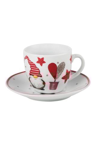 Serviço de café de porcelana 6 pessoas