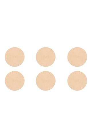 6 individuais de mesa Round Creme