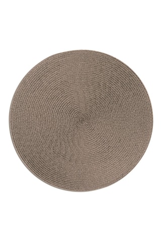 6 individuais de mesa Cinzento - 36 cm