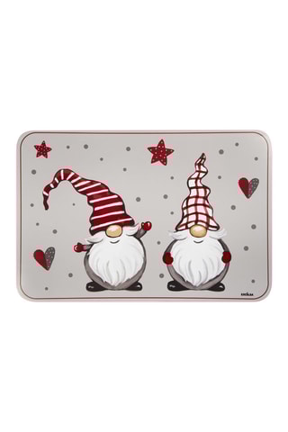 6 individuais de mesa Gnome Cinzento - 43 x 29 cm