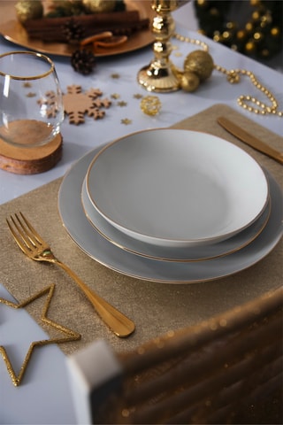 6 individuais de mesa Gold 45 x 30 cm