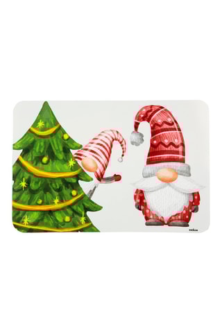 6 individuais de mesa Gnome Friends Verde - 44 x 29 cm