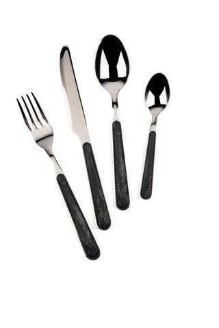 Faqueiro Wood em aço inoxidável 18/10 - 24 peças