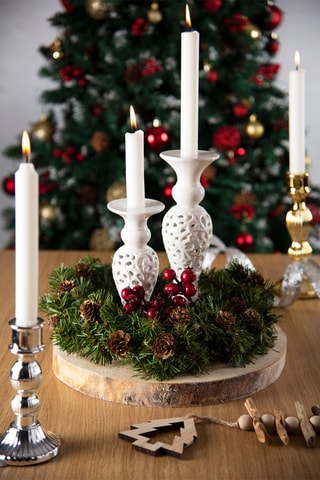 Castiçal em cerâmica 20 cm