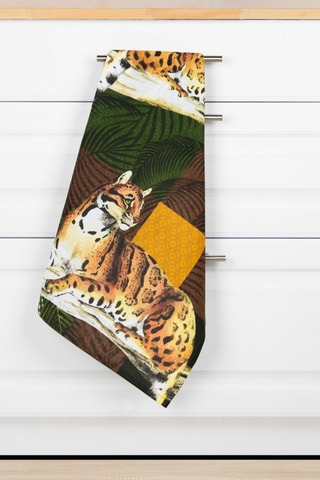 Pano - Verde e castanho