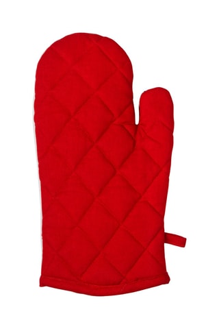 Luva de cozinha Vermelho, branco e cinzento