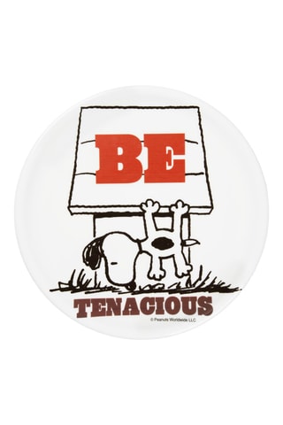 6 pratos para pizza em porcelana Snoopy e os Peanuts - 30,5 x 30,5 x 2 cm