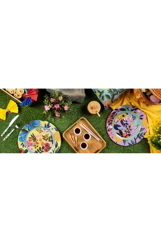 6 pratos de apresentação Fiori Frida-33 cm