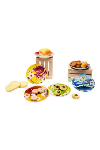 6 pratos aperitivo em porcelana Fuji - 15 cm