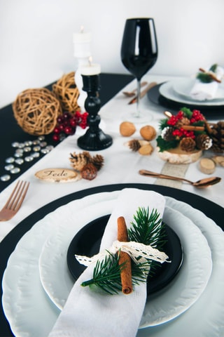 Serviço em porcelana Elisa Rococo - 18 peças