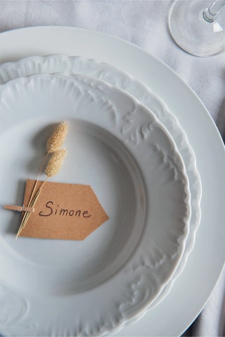 Serviço em porcelana Elisa Rococo - 18 peças