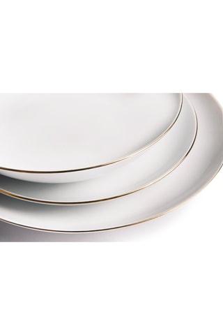 Serviço de porcelana Gold 18 peças