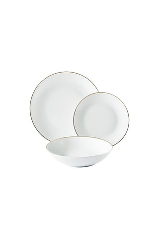 Serviço de porcelana Gold 18 peças