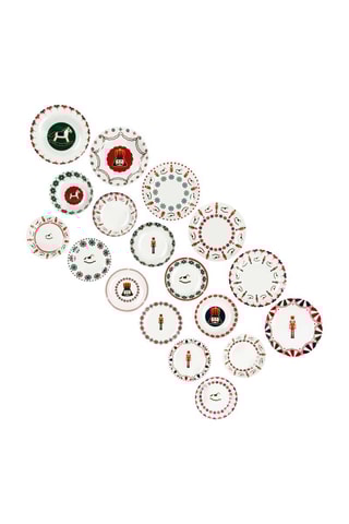 Serviço de porcelana Nutcracker 18 peças