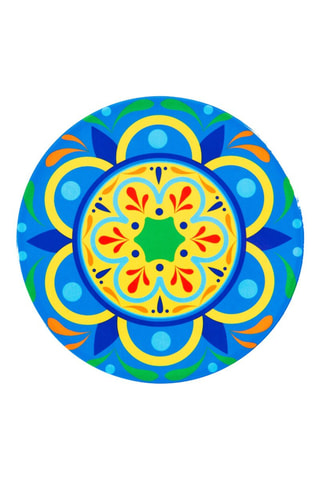 Base de prato Puebla em cerâmica 16 x 16 cm