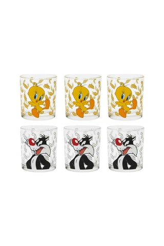 6 copos Tweety e Sylvester 25 cl