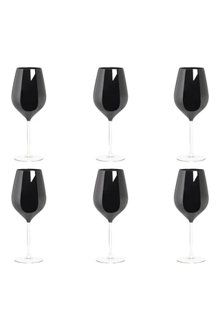 6 copos de pé Diamond   39 cl