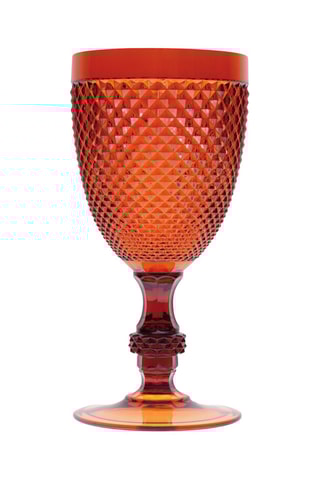 6 copos com pé Calici Diamond 39 cl