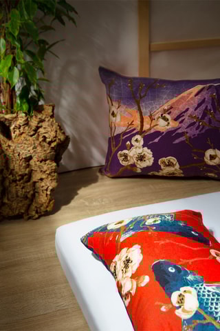 Almofada Violeta e rosa - 40 x 50 cm