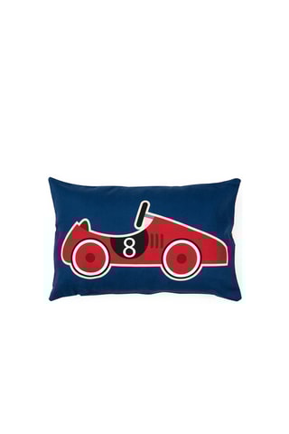 Almofada Vintage Toys Vermelho e azul - 45 x 30 cm