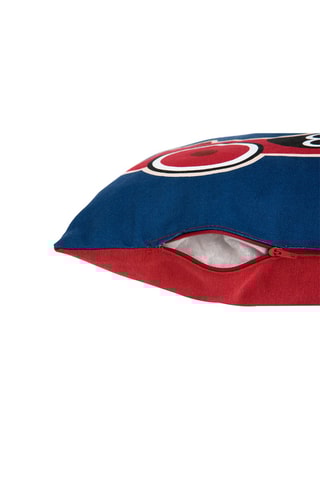 Almofada Vintage Toys Vermelho e azul - 45 x 30 cm