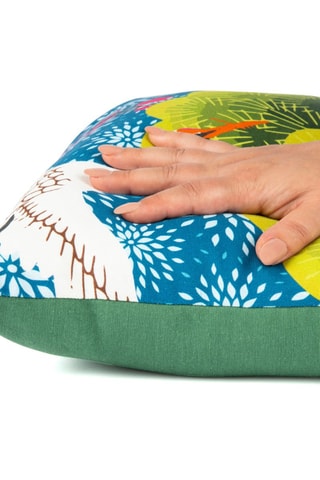 Almofada Azul e verde - 45 x 45 cm