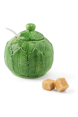 Açucareiro de cerâmica Foliage