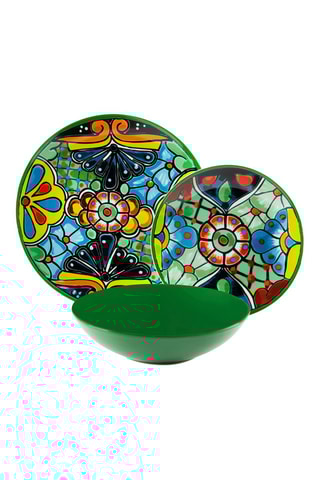 Serviço em porcelana e arenito Acapulco - 12 peças