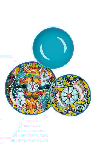 Serviço em porcelana e arenito Acapulco - 12 peças