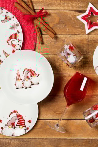 Serviço em porcelana Gnomo 18 peças