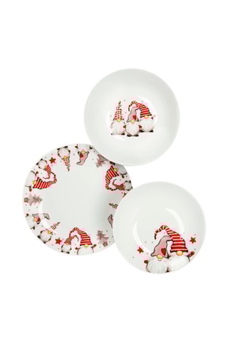 Serviço em porcelana Gnomo 18 peças