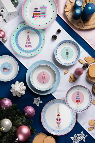 Serviço em porcelana Xmas Sweet - 12 peças