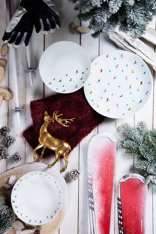 Serviço de porcelana Cortina 18 peças