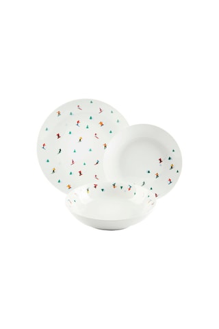 Serviço de porcelana Cortina 18 peças