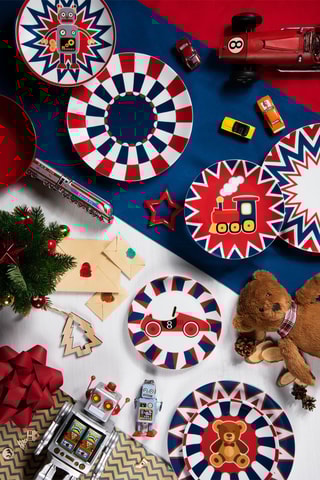 Serviço de porcelana e cerâmica Vintage Toys 12 peças