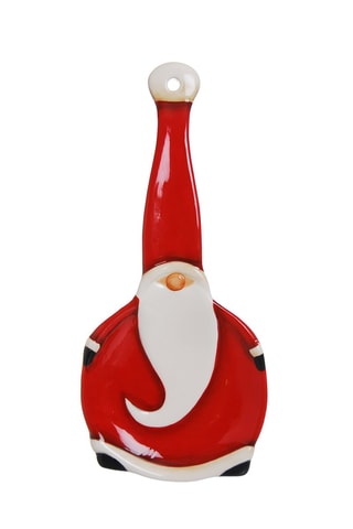 Base para colher em cerâmica Xmas 23.5 x 10.5 x 1.5 cm