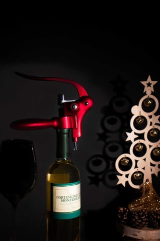 Saca-rolhas com alavanca Vermelho