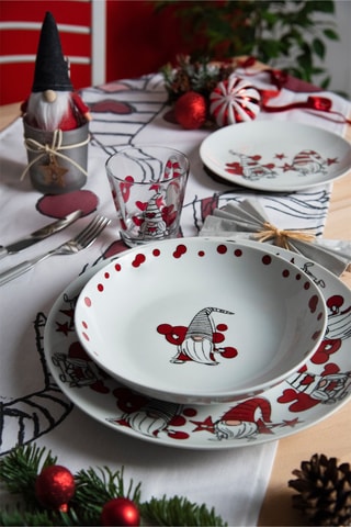 Caminho de mesa Gnome Sweet Gnome - 45 x 140 cm