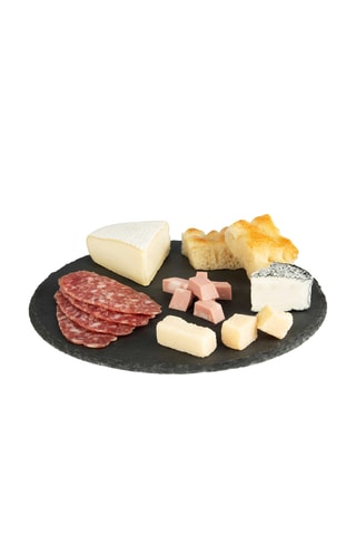 6 pratos rasos em ardósia TDO - 25 cm