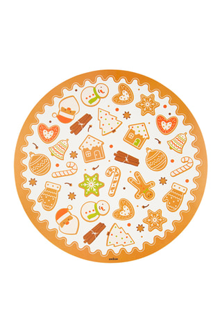 2 individuais de mesa Wonderful G.- Branco - 38 cm