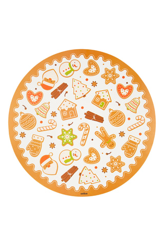 2 individuais de mesa Wonderful G.- Branco - 38 cm