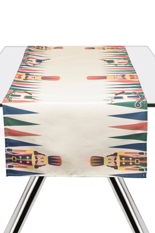 Caminho de mesa Vintage Christ - Branco - 45 x 140 cm
