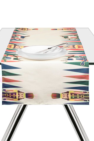 Caminho de mesa Vintage Christ - Branco - 45 x 140 cm