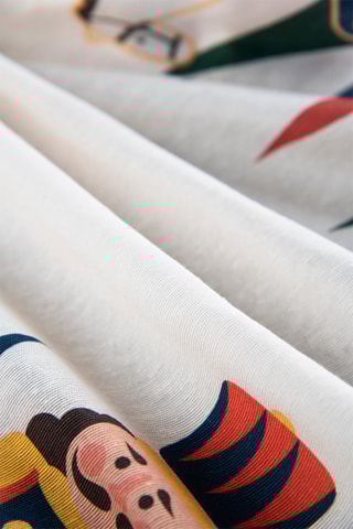 Caminho de mesa Vintage Christ - Branco - 45 x 140 cm