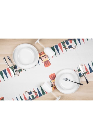 Caminho de mesa Vintage Christ - Branco - 45 x 140 cm