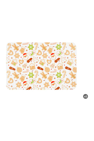 6 individuais de mesa - 43,5 x 29 cm