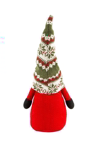 Gnomo de Natal - Vermelho e branco