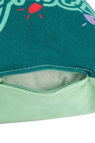 Almofada Snoopy e Woodstock Snoopy e os Peanuts - Verde-escuro - 45 x 45 x 16 cm