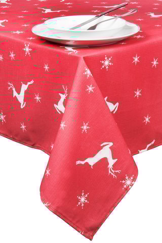 Toalha de mesa retangular Nordic - Vermelho